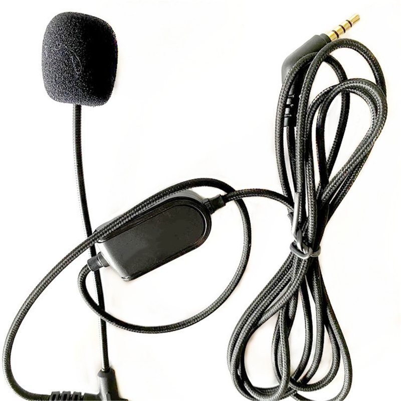 Voip Hoofdtelefoon Kabel Met Microfoon Voor Boompro Gaming Headset V-MODA Crossfade LP2 M-80 Audio-Lijn Met Mute