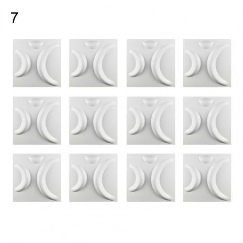 PVC Wall Panel Anti-scratch Decorative Panel PVC Wear-resistant Practical Waterproof Stereo PVC Wall Panel: 7