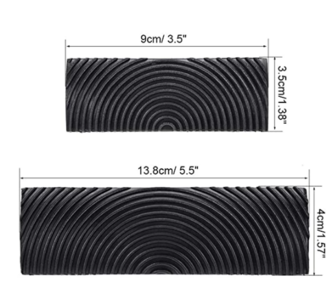 Rubber Wood Grain Paint Roller Imitation Wood Grain Pattern Paint Brush Home Decor Art Embossing DIY Wall Painting Tool: plum