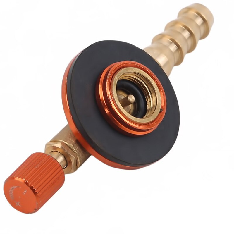 Acero inoxidable al aire libre estufa adaptador de válvula de estufa de Gas seguro de conmutación de carga adaptador de válvula inflable adaptador de válvula: red