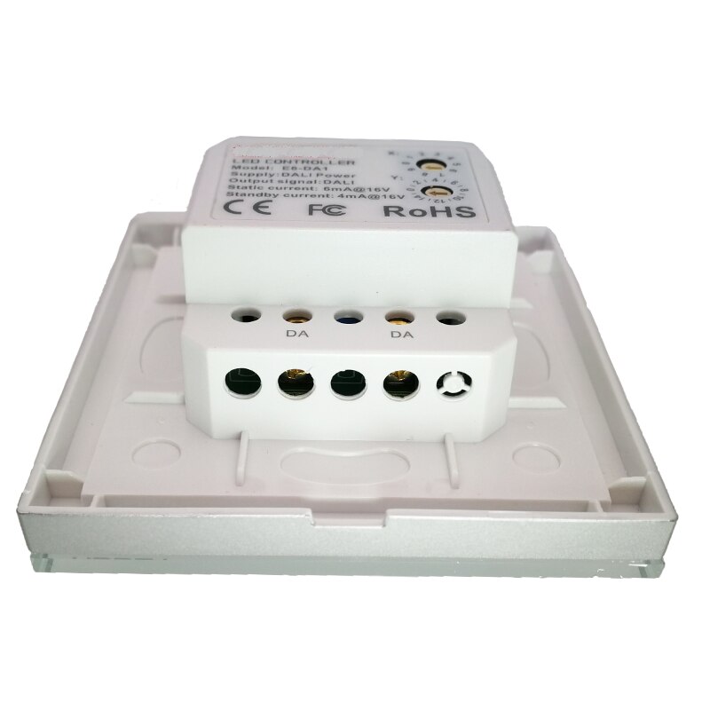 Dali dimmer för cob lampor led strip dali switch väggmontering dali dimmer knopp dimbar panel dimming controller
