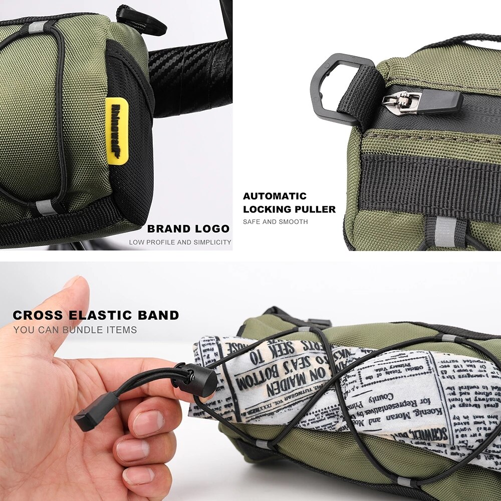 Rhinowalk sac de moto sac de vélo multifonctionnel moto selle sacs moto côté sac à outils porte bagages pare-chocs moteur