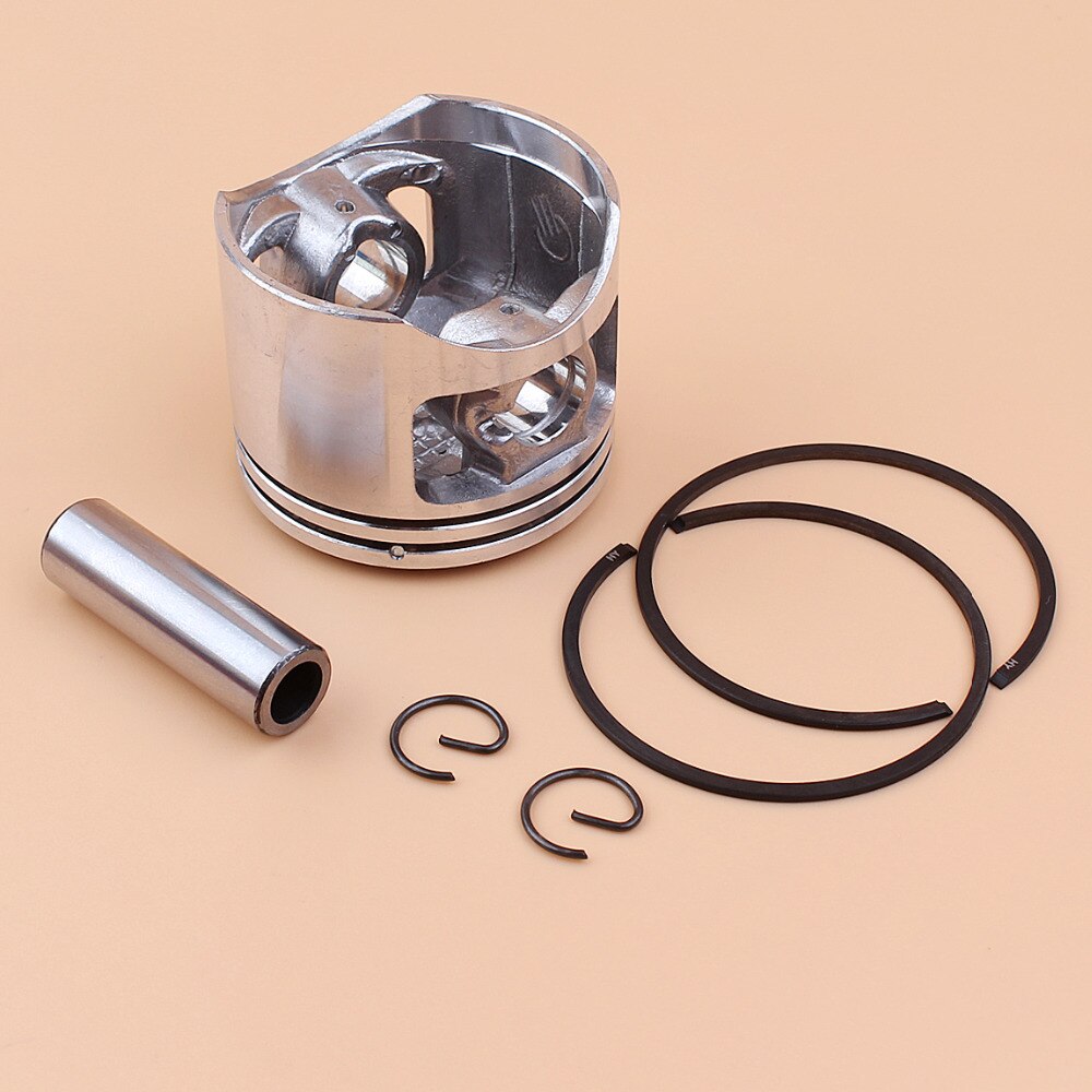Motorsav stempel kit 45mm til kinesisk 5200 52cc g5200 gas cylinder motor motor m/ pin ringe låser reservedele