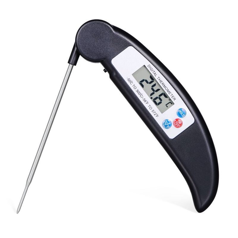 Baby voksen digital termometer pande krop infrarød termometer pistol berøringsfri temperatur måling enhed: Sort sonde type