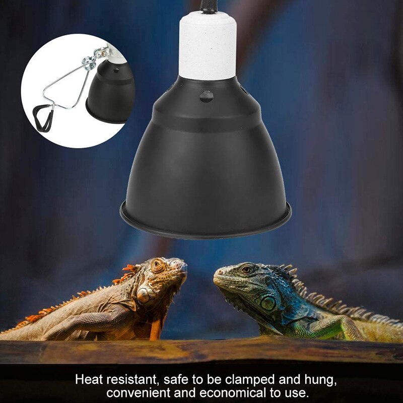 Reptile Lamp Stand Heating Lamp Holder Adjustable Telescopic Metal Light Hanger Holder
