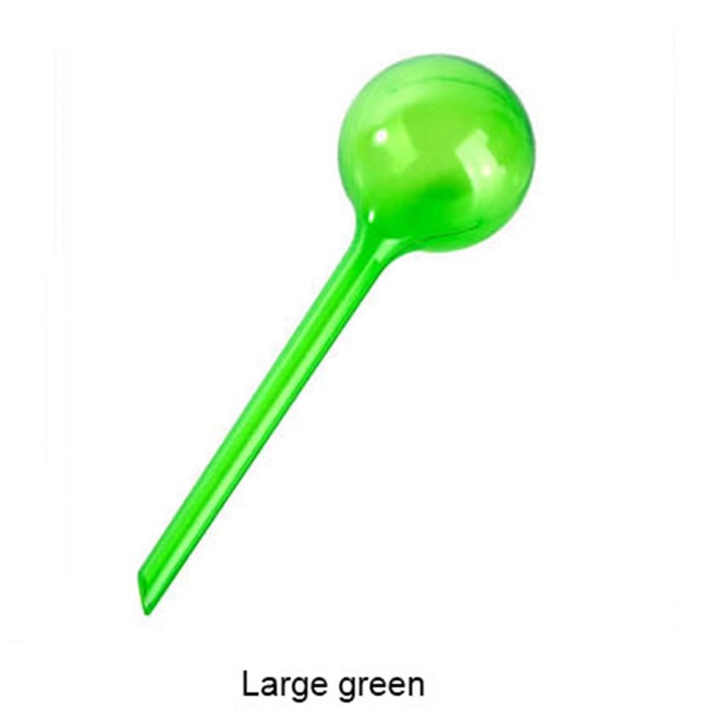Practical PVC Self-Watering System Imitation Glass Ball Plant Waterer Flowers Watering Device Ball Type Drip: Large green