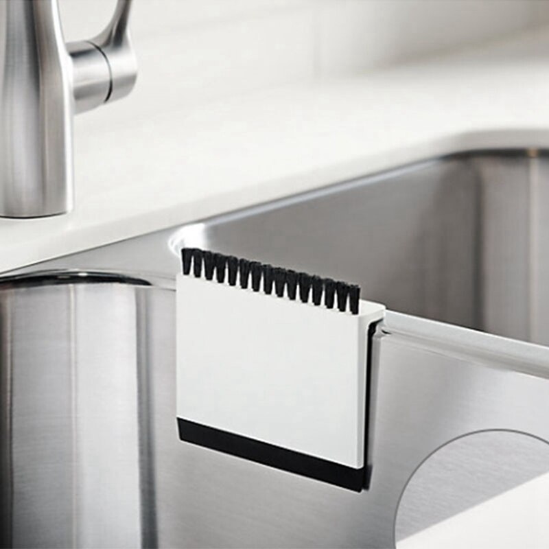 ! 4 Pack Multipurpose Kitchen Sink Squeegee Cleaner And Countertop Brush Wiper - Kitchen Cleaning Vegetable Brush Wiper