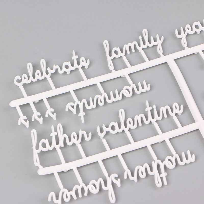 Bordo lettera Lettere impostato 194 Numeri di Caratteri Speciali parole per Feltro Variabile Pannelli a Messaggio e Letterboards Bianco