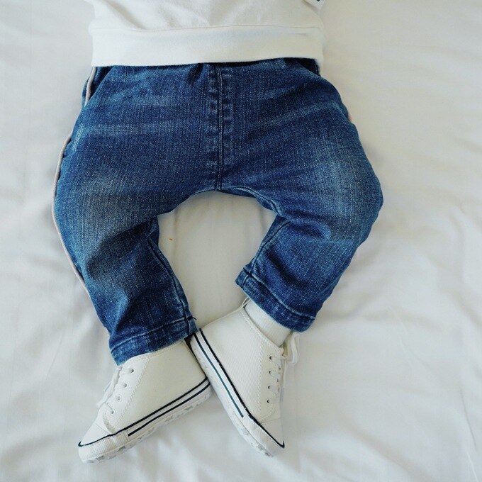 Celveroso pantalon en Jean pour bébé | Sarouel, pantalon , doux et résistant, pantalon PP, pour bébé garçon, à la , décontracté, en coton, collection printemps
