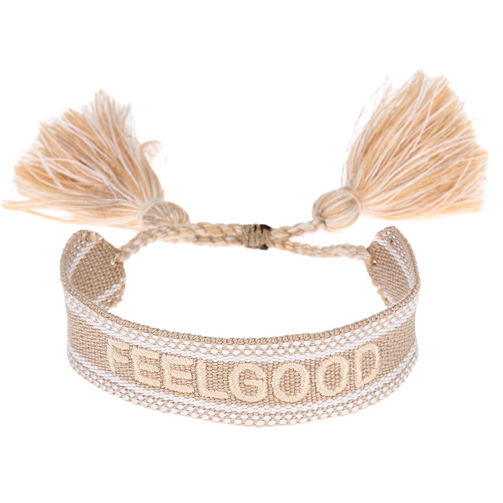 Boho Tassel Vriendschap Armband Voor Vrouwen Mannen Handgemaakte Geknoopt Touw Verstelbare Enkelband Lucky Sieraden Altijd Vriendschap Getuige: G