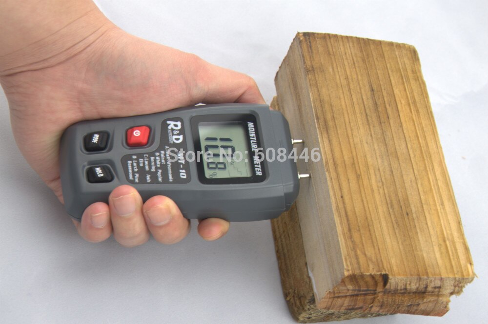 -Hygrometer Heißer holz papier karton feuchtigkeitsmesser Tester Bereich: 0 ~ 99.9% luftfeuchtigkeit