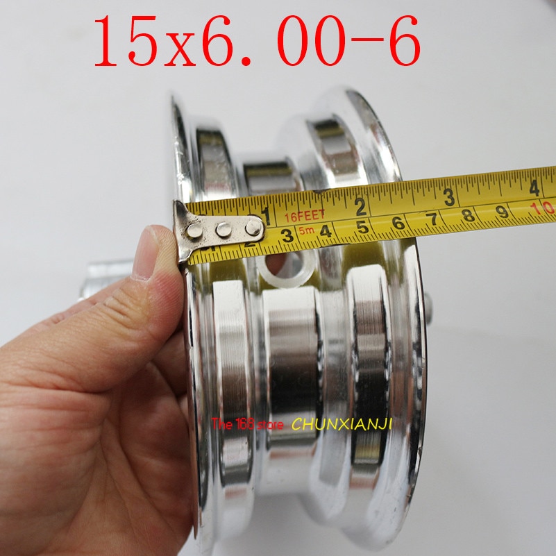 Size 15x6.00-6 Straight Rib Lawn & Garden Tire wheels 15X6-6 inch 168CC Karting Go Kart Motorcycle Wheel Rim With Tubeless Tyre