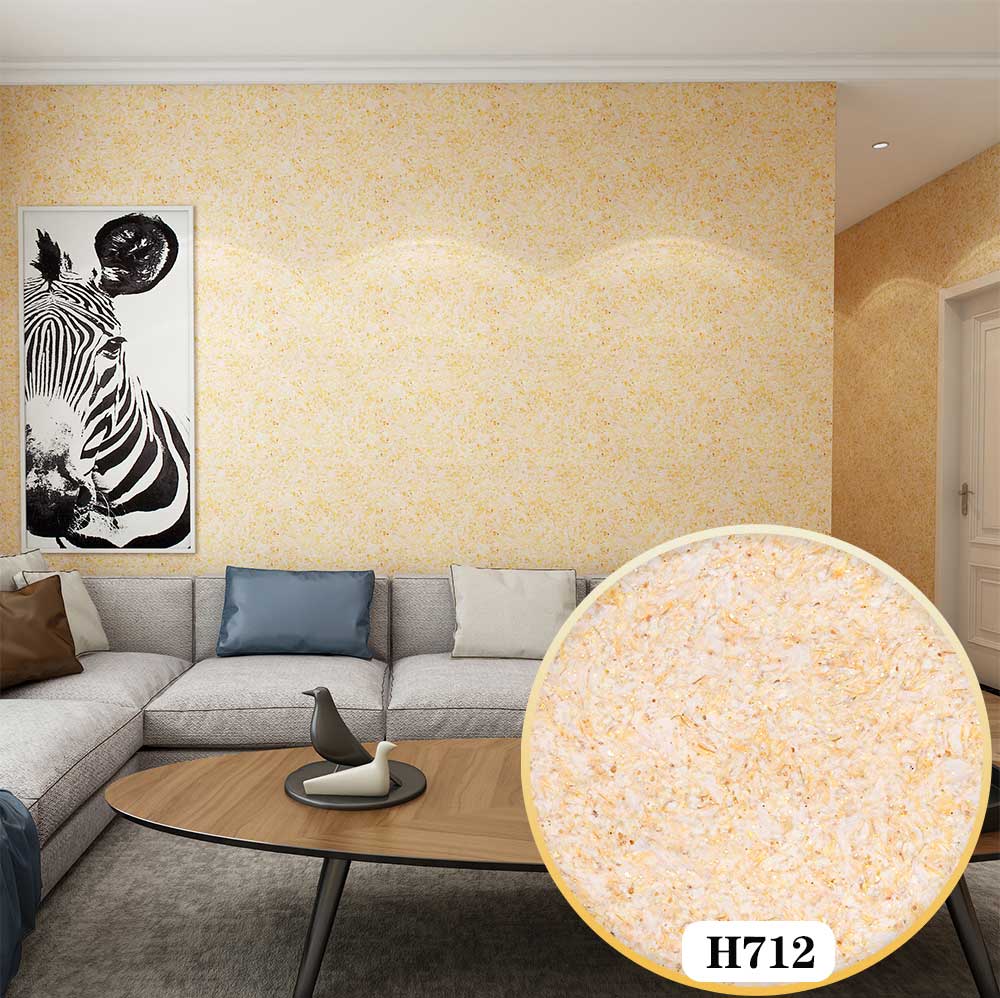 Beishubao H7 Serie Zijde Gips Wandbekleding Materiaal Vloeibaar Behang Eco Diy Voor Interieur Decoratie: H712