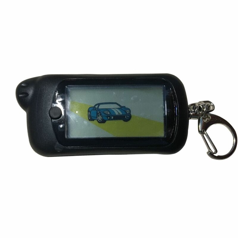 SLK675RS LCD Key FOB for Russian Pantera SLK-675 lcd remote Control Keychain Pantera SLK 675RS 2 way car alarm SLK675 SLK-675RS