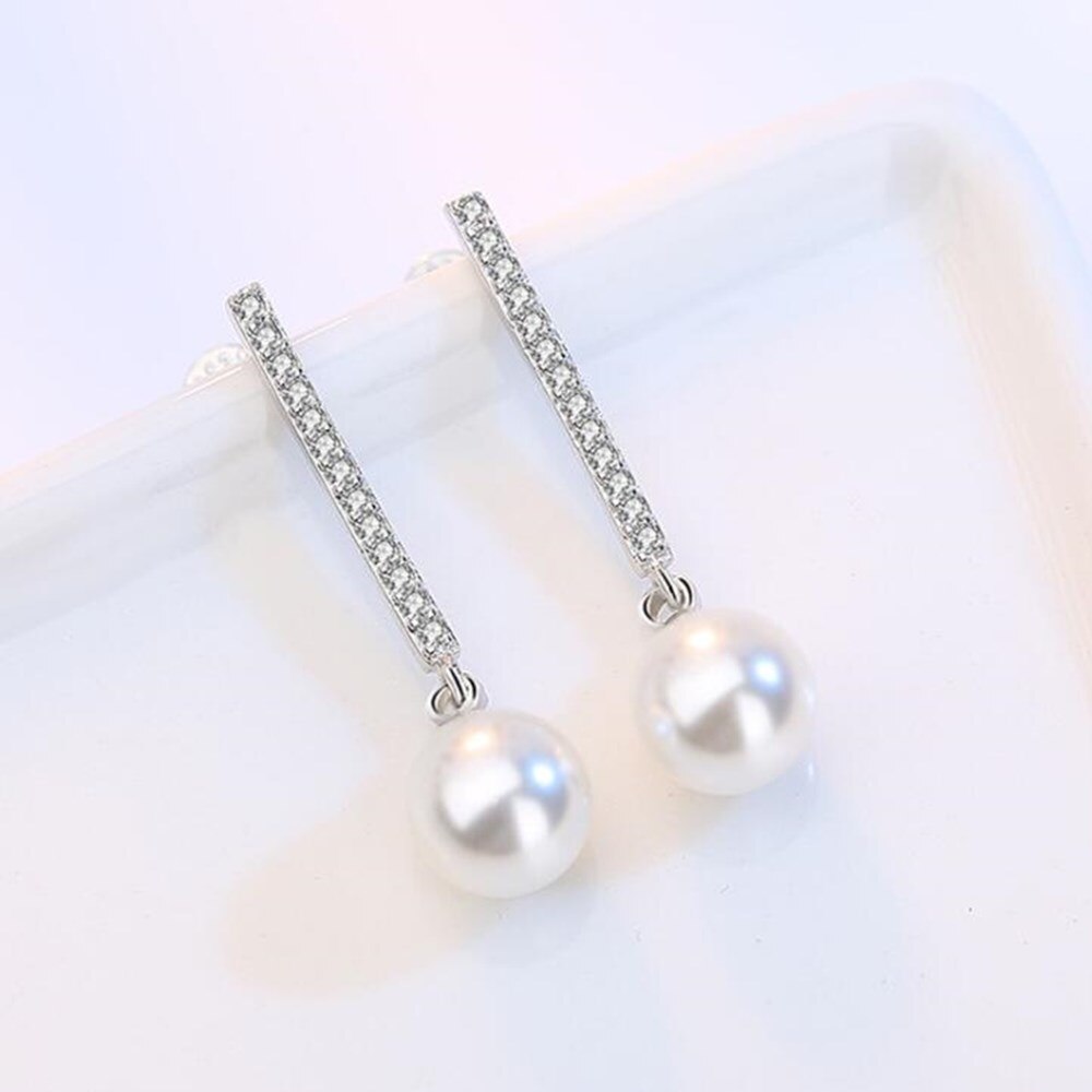 NEHZY S925 Stamp silver woman Jewelry Earrings Retro Long Tassel Cubic Zirconia Pop Earrings