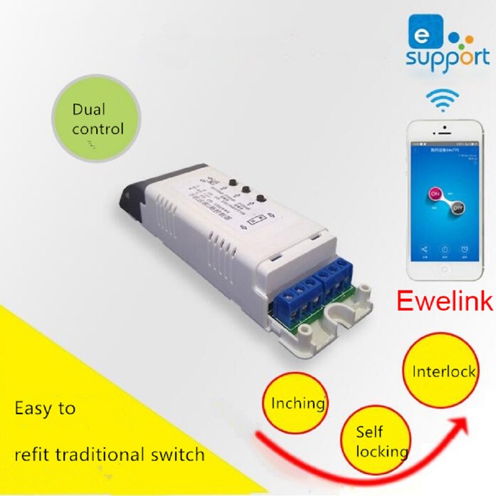 12V / 24V WIFI remote control switch to control the motor forward and reverse
