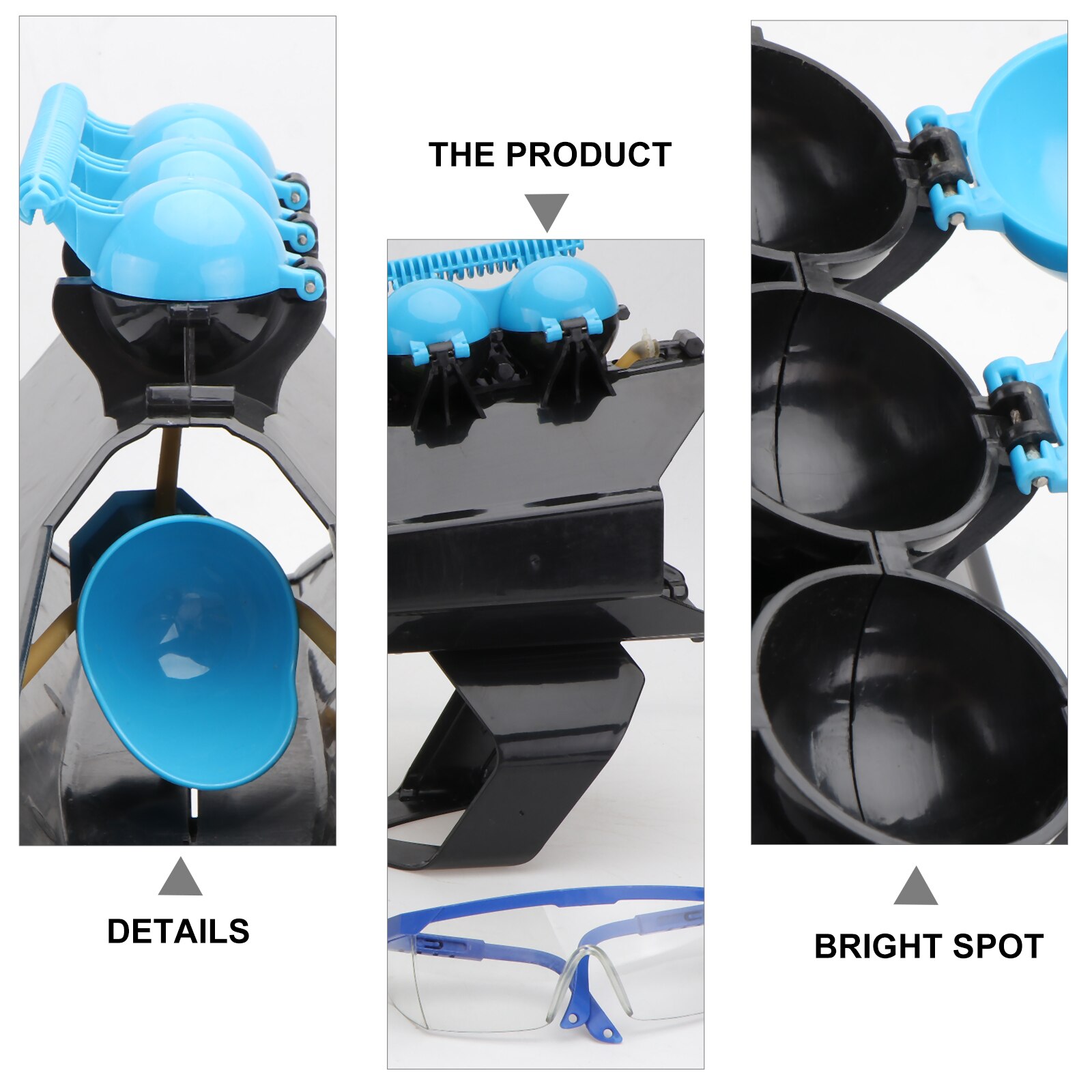 1 Set Winter Spelen Sneeuw Artefact Sneeuwbal Launcher Kinderen Speelbal Met Goggle