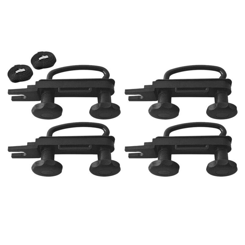 Accesorios para equipaje de techo de coche, Kit de accesorios de montaje de furgoneta, caja de techo, Kit de accesorios de montaje, 4 piezas