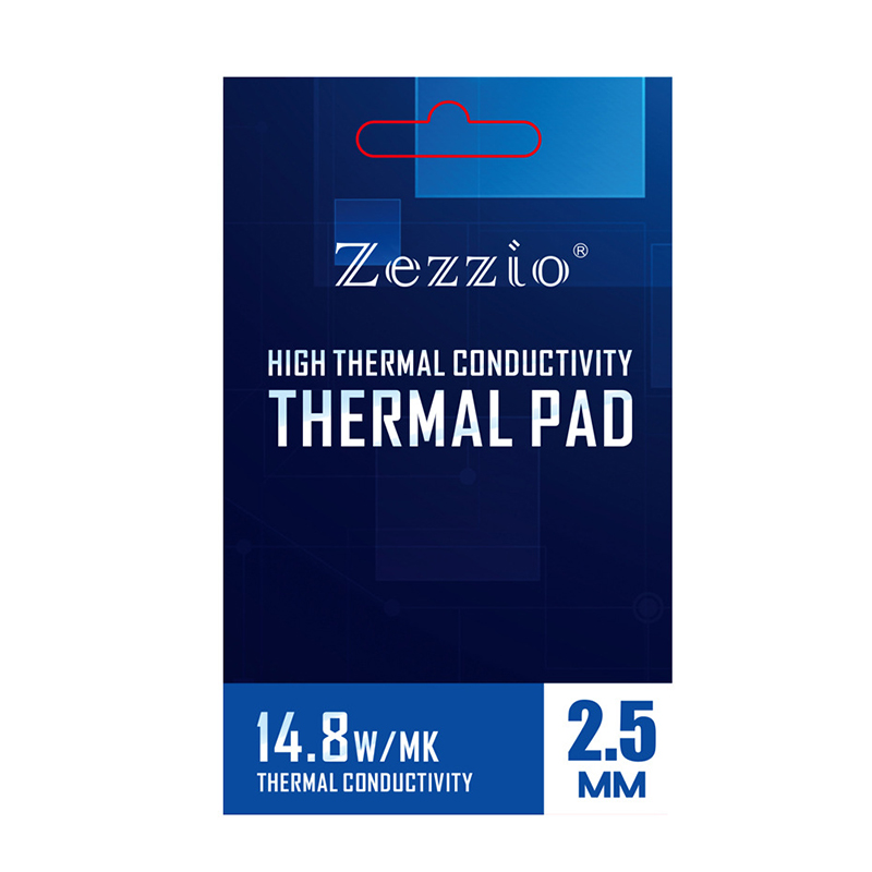 Zezzio 85x45MM,14.8W/mk Thermal Pad For GPU,CPU,RAM,Video Memory,Server,Workstation,Cooling,0.5,1.0,1.5,2.0,2.5,3.0MM Thick: 85X45X2.5MM