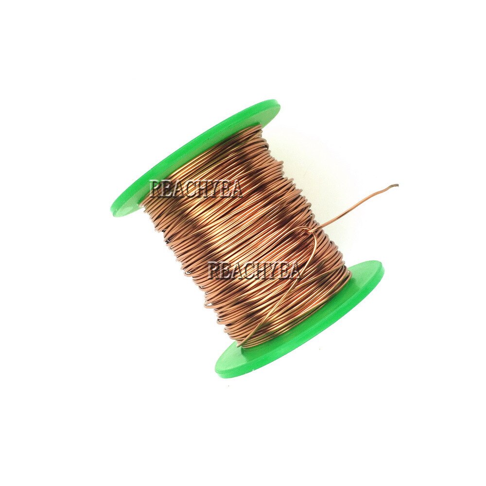 Qa -1-155 magneetdraad 0.05/0.06/0.07 0.08/0.09mm 2000m/1000m geëmailleerd koperdraad magnetische spoel wikkeling elektromagnetische inductie: 0.8mm 100g