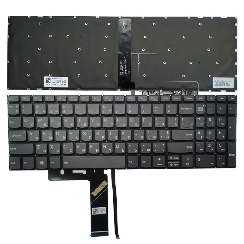 Russian/RU laptop keyboard for Lenovo ideapad 3-15IJL05 3-15IML05 3-15ITL05 3-15ADA05 3-15ARE05 3-15IGL05 3-15IIL05: with backlight