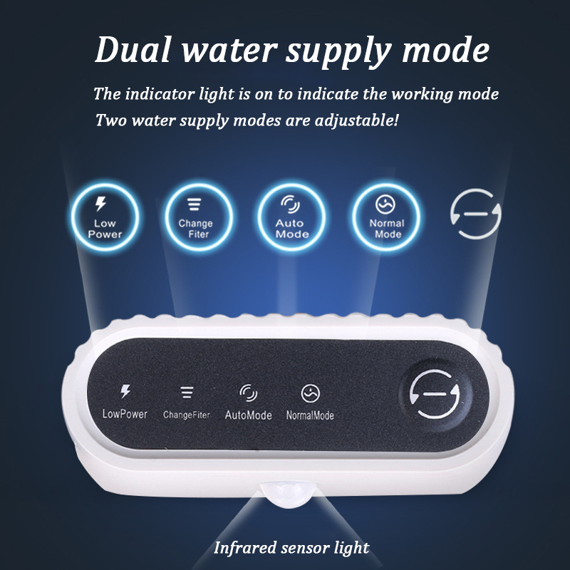 Abreuvoir Intelligent avec capteur de mouvement pour animaux de compagnie, abreuvoir automatique pour chats et chiens, 2l, alimentation USB