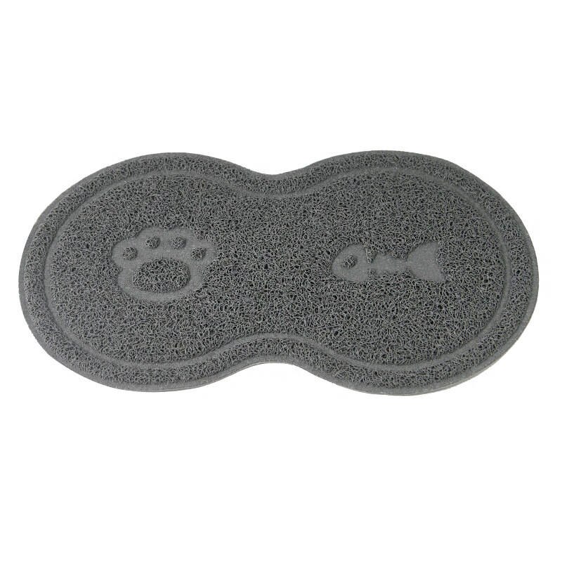 Explosion Models Pet Supplies 8 Word PVC Simple Non-slip Multifunctional Cat Litter Mats Placemat Pet Mats