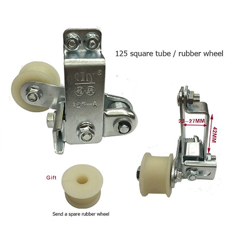 Ulepszony łańcuch motocyklowy elastyczny regulator automatyczny napinacz przewodnik łańcuch biegów dla samochodów sportowych Off-road SUV akcesoria do modyfikacji: 4.2cm rubber wheel