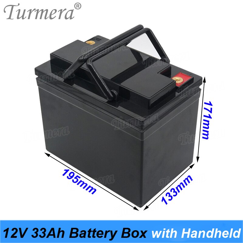 La scatola di immagazzinaggio della batteria Turmera 12V 33Ah per la batteria Lifepo4 3.2V 32700 si applica al sistema di energia solare e all'alimentazione ininterrotta A