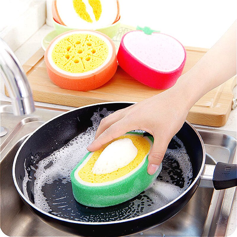 Espesar estropajo limpieza esponja paño limpieza estropajos esponjas de cocina trapos fuerte descontaminación paños