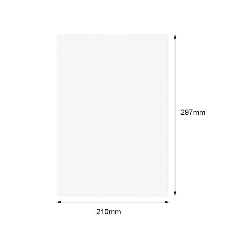 10 stk trykpapir til t-shirts  a4 håndværkshurtigttørrende stemplingspapir stryge på varme tryk pink bund termisk faxpapir