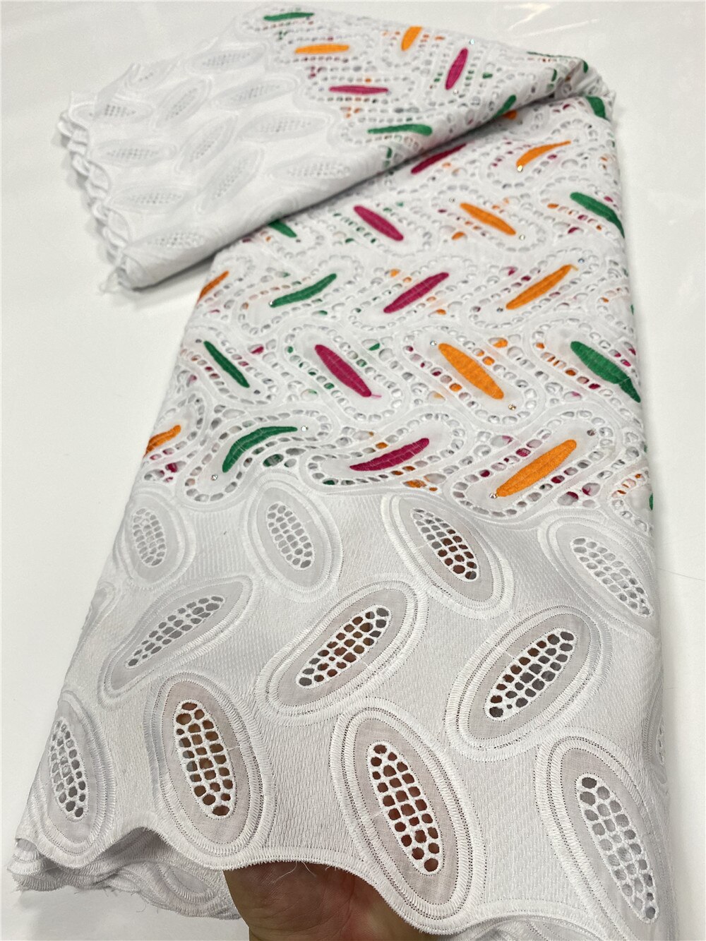 Swiss Voile Lace In Switzerland African Lace Fabric Lace Swiss Lace Fabric Cotton Fabric For Dress YA3510B-1: Picture 5