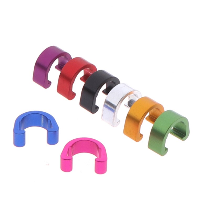 10pcs Bicycle Brake Derailleur Cable Line Ring Clasp C Tubing Seat Frame Fixed