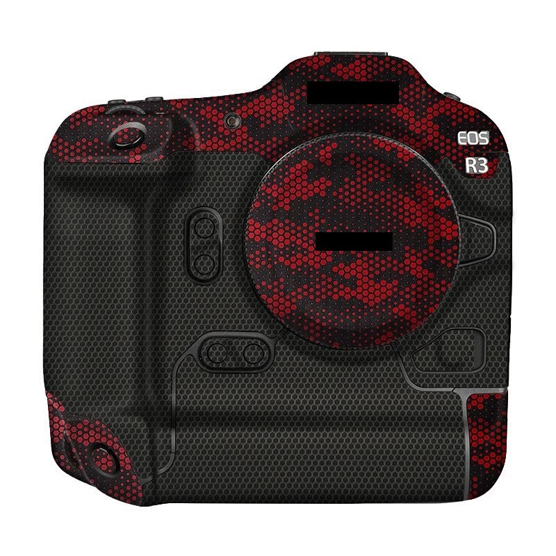 EOSR3 kamera skórka kalkomania dla Canon EOS R3 kamery naklejki kalkomania skórka kalkomania skórka pokrywa R3 naklejki chroniące przed zarysowaniami zamykane pokrowce: Mamba Red