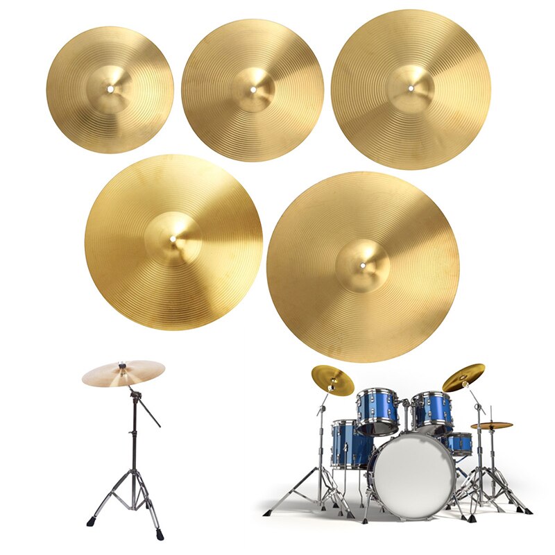Brass Cymbals For Drums Kit Splash Crash Kide Hi-Hat Cymbal Percussion Musical Instruments 8/10/12/14/16/18/20 Inch