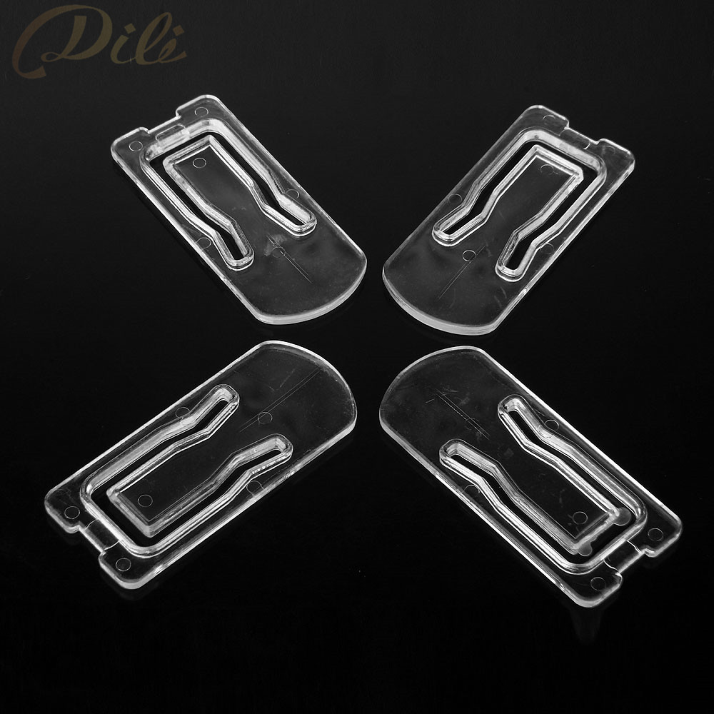 200 stück Kunststoff Hemd Clips Weißes Hemd Stift Kleidungsstück Verpackung Socken Paket Clips transparent