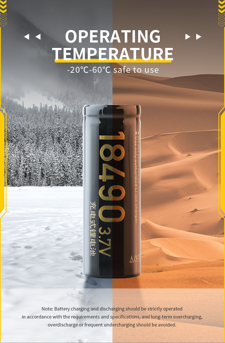 DLGpower 18500 18490 batería de litio 3,7 V 1400mAh batería recargable para juguetes linterna producto electrónico con níquel DIY