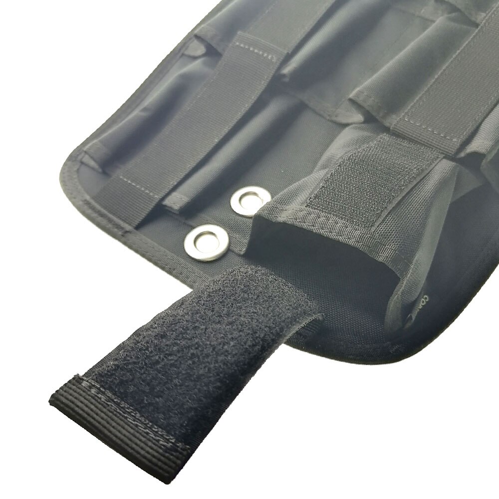 Tauchweste mit bleigurt, rückenplatte, tech-tauchrückenplatte und polsterung mit tasche