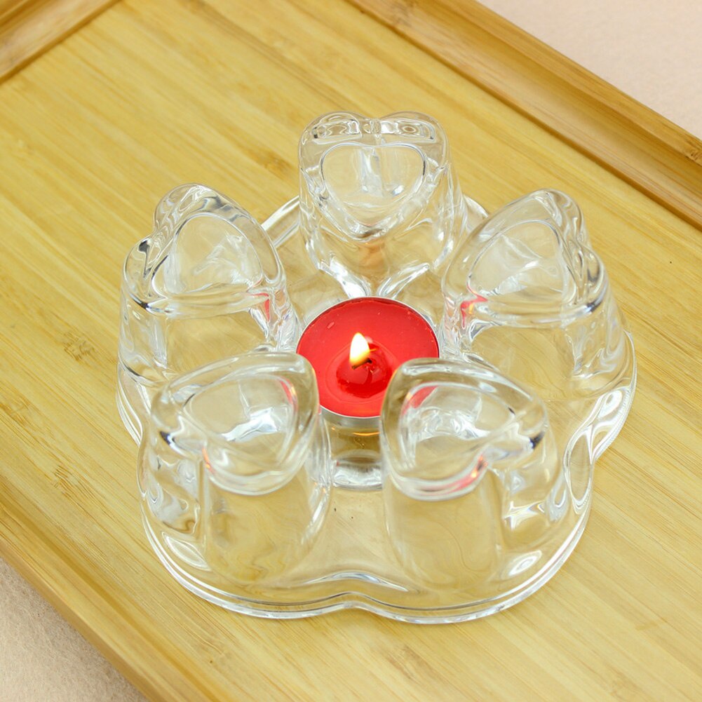 Hjärta form värmebeständighet glasblomst tekannor ... – Grandado