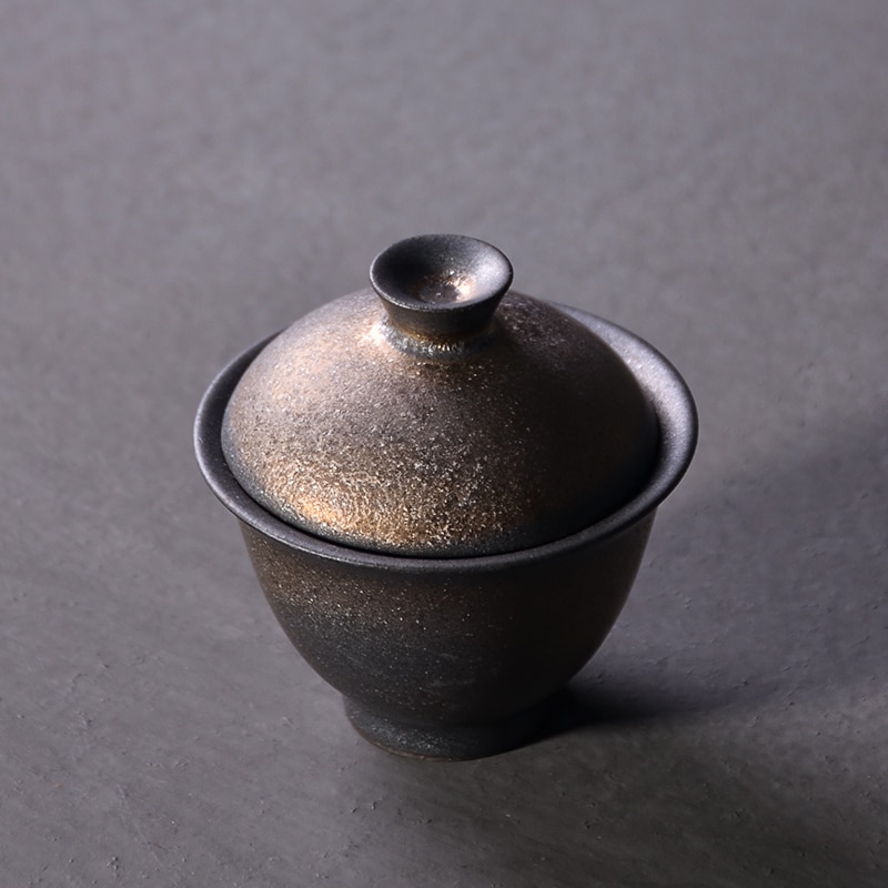 Luwu japan keramisk gaiwan tekopp tekanneholdere kinesisk kung fu te sett drinkware 150ml