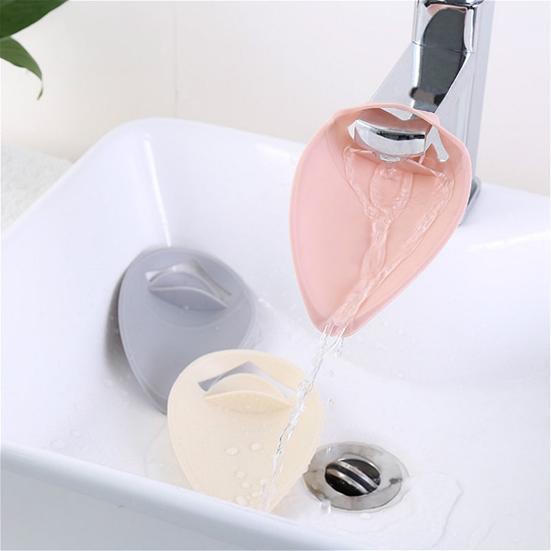 Handige Siliconen Kraan Extenders Keuken Badkamer Water Tap Extension Mooie Water Kranen Voor Kinderen Hand Wassen