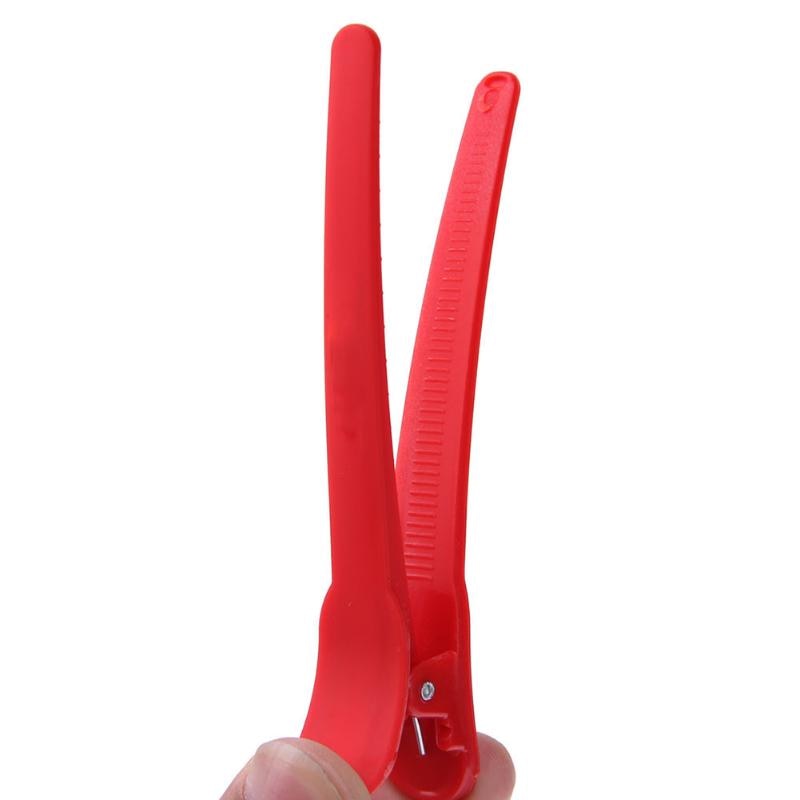 10/12 stk frisør sort sektion klemmer hår spænder plast frisør hårnåle klippe salon hår styling værktøjer