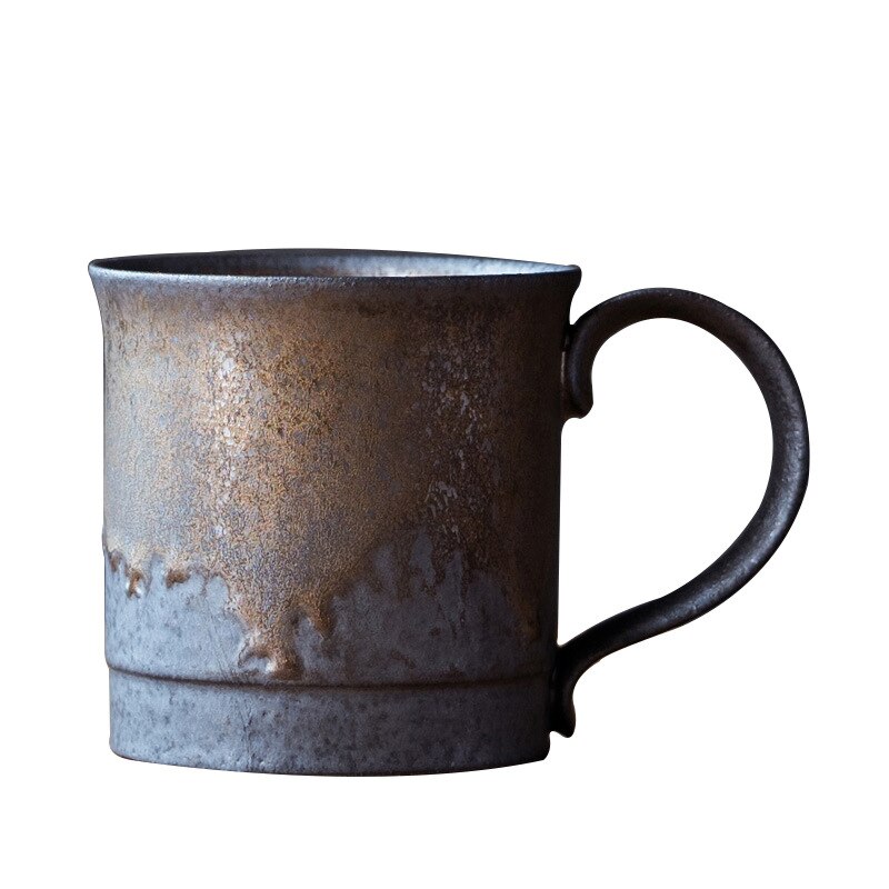 Tasse à café nordique rétro, four à dorure créative devient en céramique, Latte, lait, jus, Original, belles tasses de thé, chope à bière: 220ml