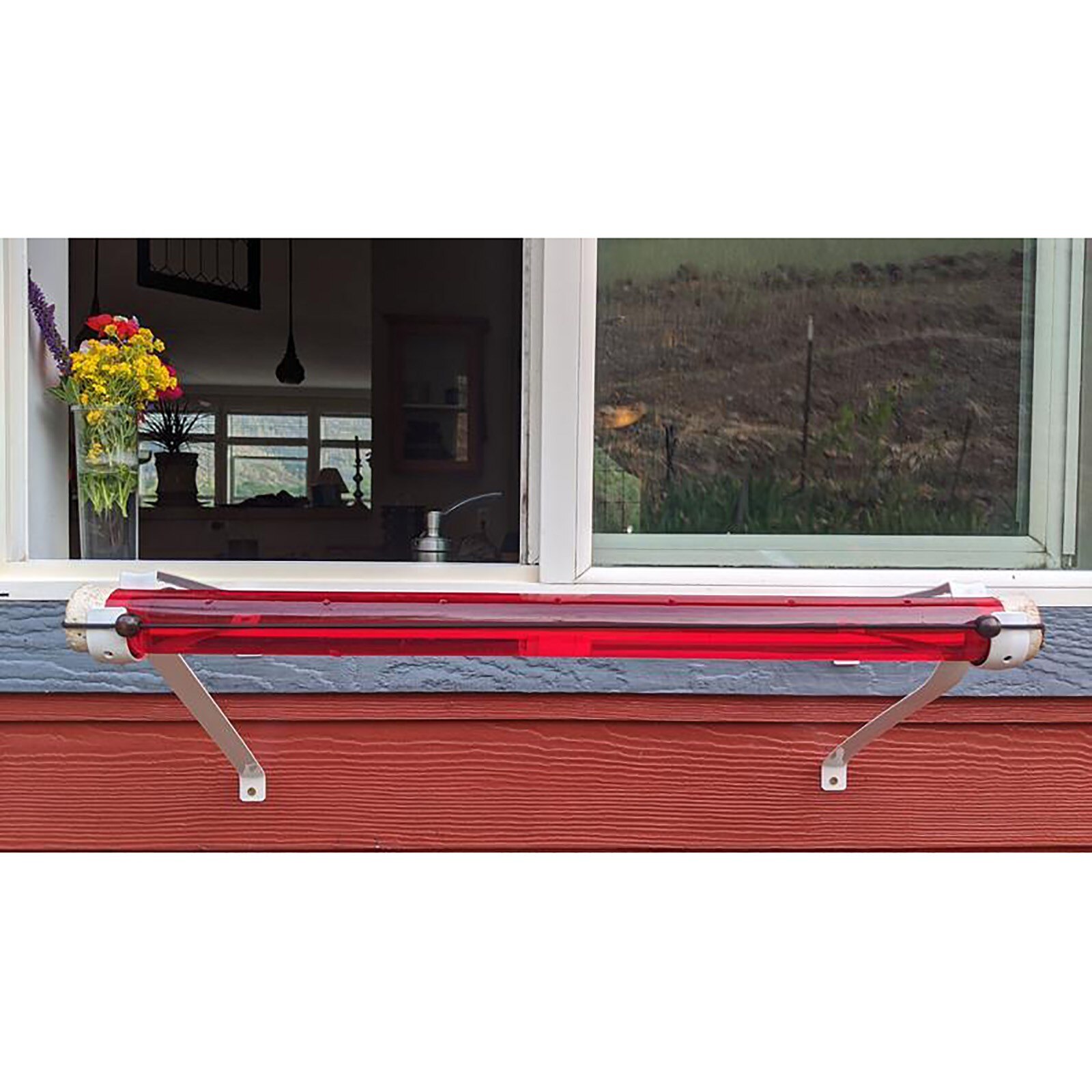 1 pièces d'anna Meilleur Colibri mangeoire pour oiseaux En Plastique Distributeur D'eau Bouteille Jardin Suspendu Extérieur En Plastique Fleur Fer Crochet Mangeoire Pour Oiseaux