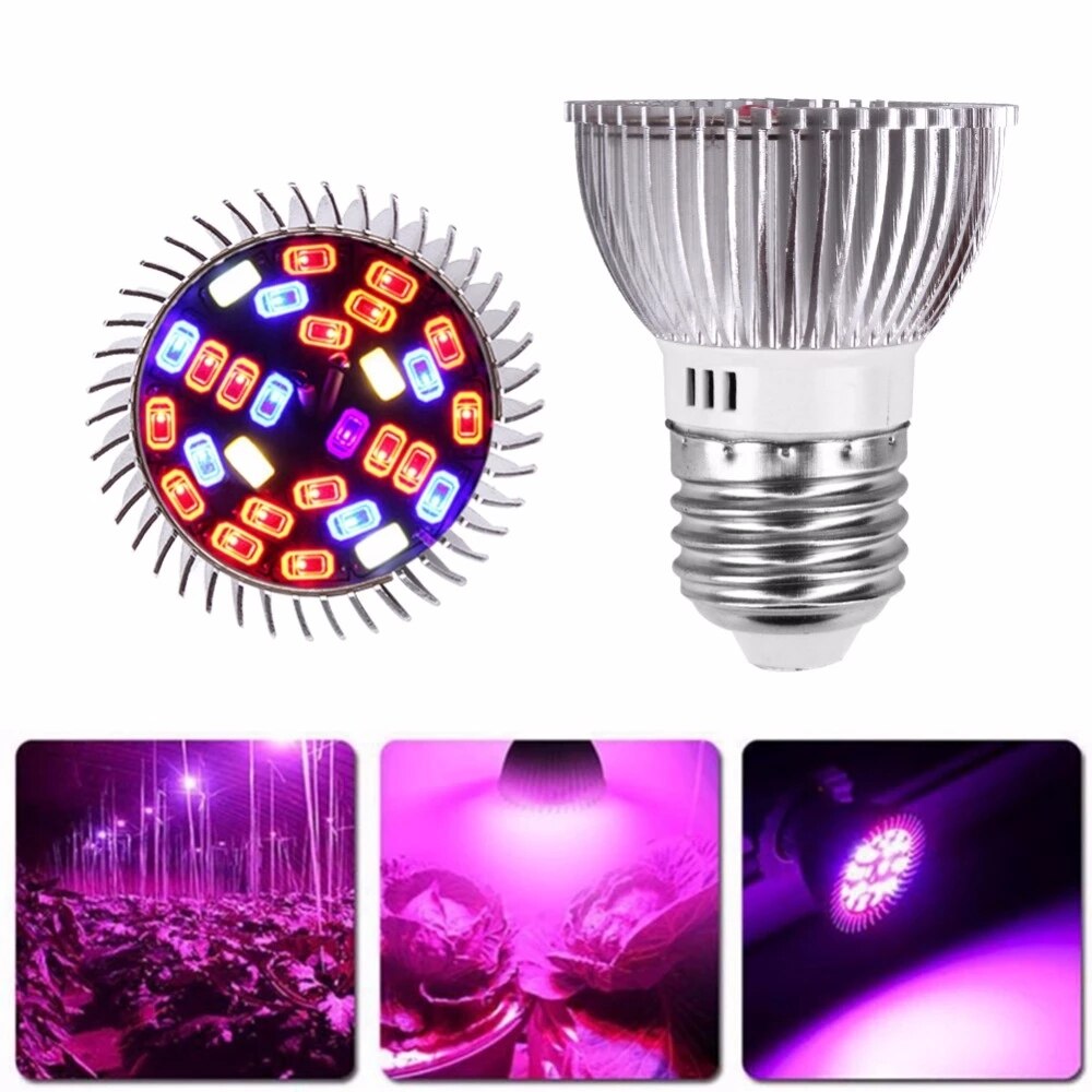 Lámpara LED de espectro completo cfl para cultivo, sistema de floración hidropónica IR UV para jardín, 110V, 220V, E27, E14, MR16, GU10, planta de interior
