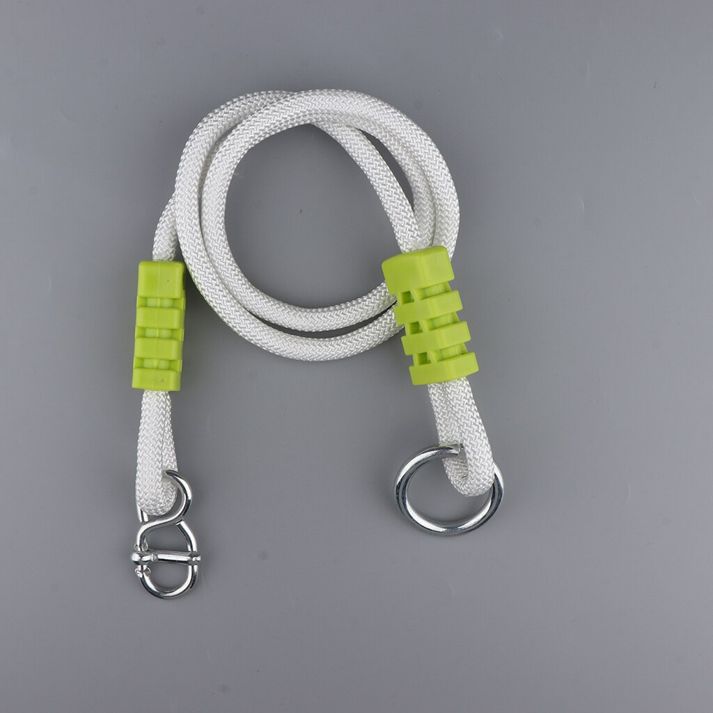 Adjustable Tree Rope Hanging Straps for Outdoor Swings/Hammock/Playground Set Accessories: 1m White