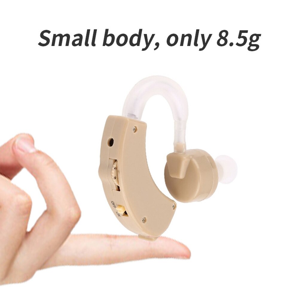 Høreapparat øre lydforstærker justerbar tone høreapparater bærbar øre høreforstærker til døve ældre lytte ørepleje