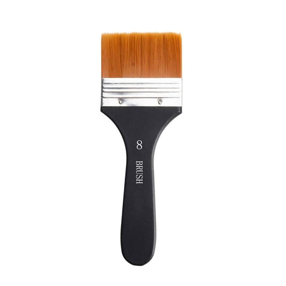 Juego de brochas para pintura acrílica, herramienta de pintura al óleo para artista, suministros de arte para limpieza , brocha para pintura de acuarela de 7 tamaños: Style 8