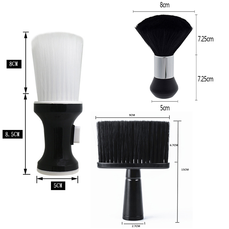 Cepillo de pelo suave para el cuello y la cara, plumero de peluquería, corte de pelo roto, cepillo de limpieza para Barbero, herramienta de peinado de peluquería