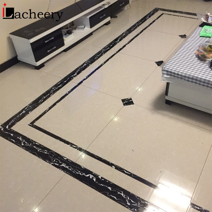 Stue vandtæt fodlister klistermærke rulle selvklæbende kant hjem dekorative hvide talje linje køkken vægklistermærke